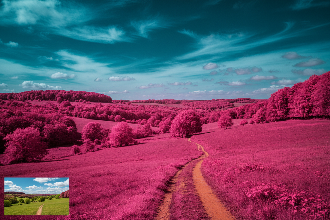 How to Achieve the Aerochrome Look in Lightroom and Photoshop
