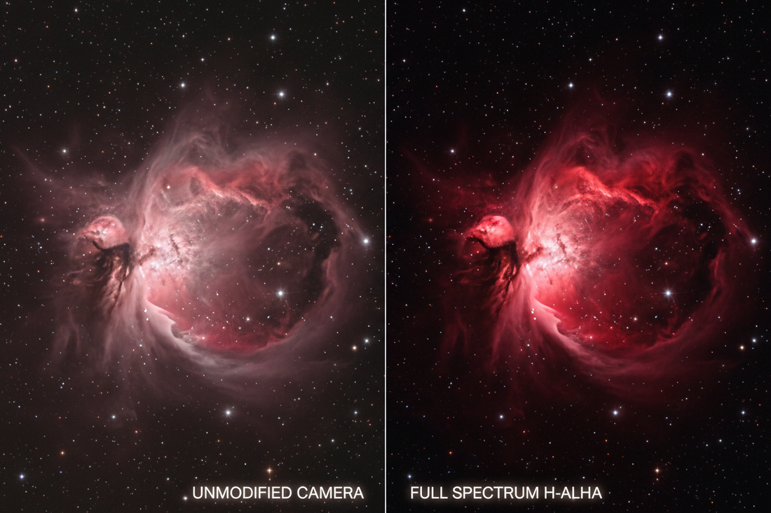 Why a Full Spectrum Camera is Better for Astrophotography Than a Standard Camera
