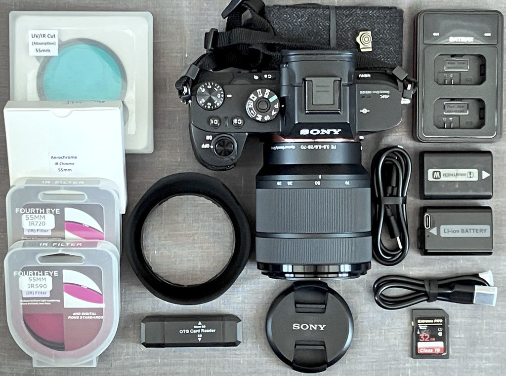 Sony A7S II FULL SPECTRUM/IR CONVERTED 12.2MP Camera, 28 70mm Lens Complete Kit10